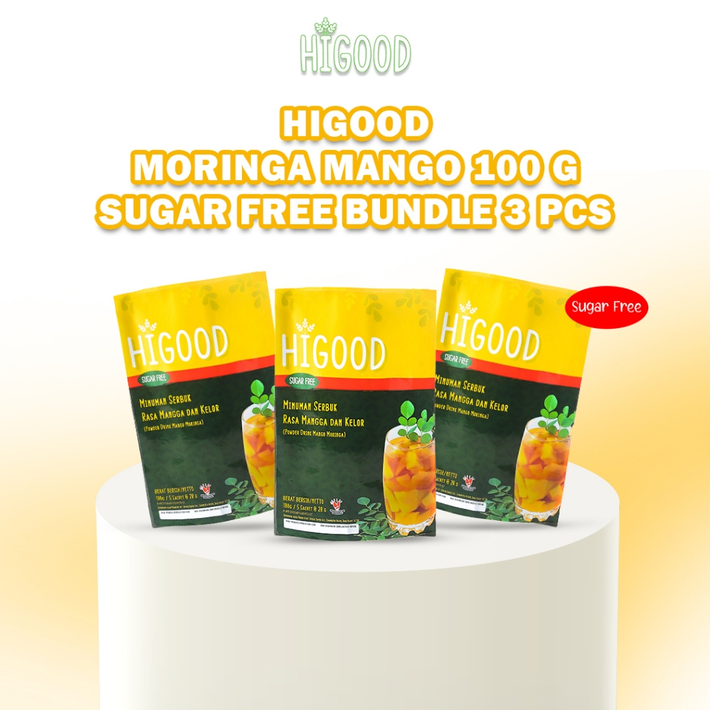 

Higood Kelor Mangga Sugar Free ( Tanpa Gula ) Bundle 3 Pcs