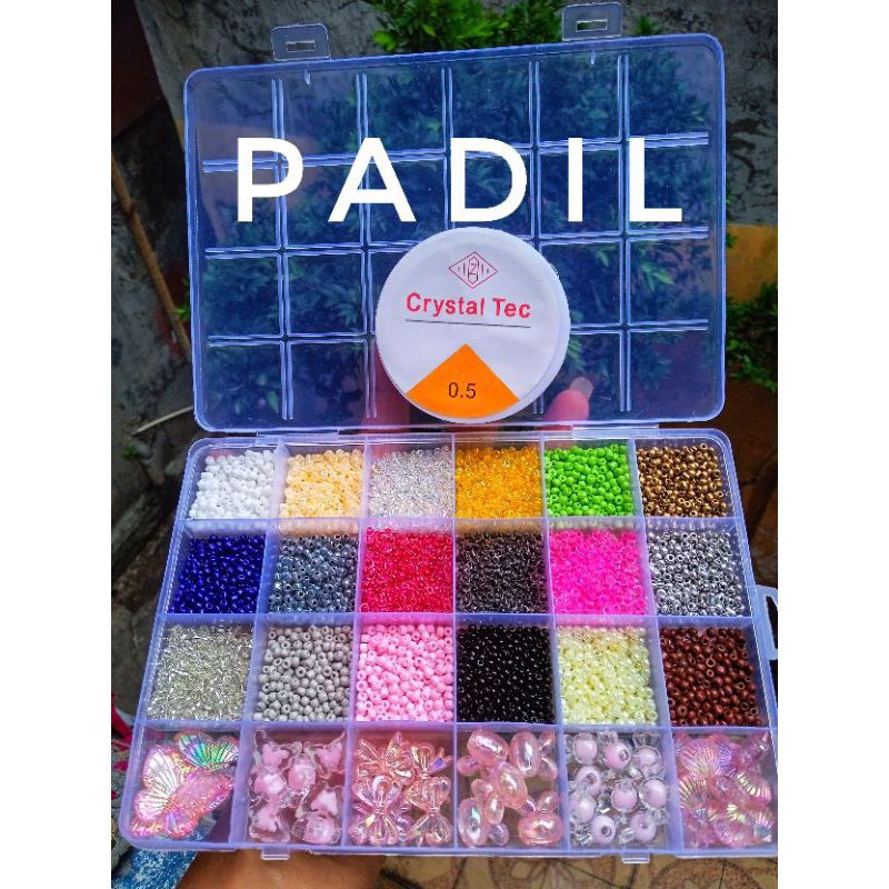 set manik manik bonus tali senar