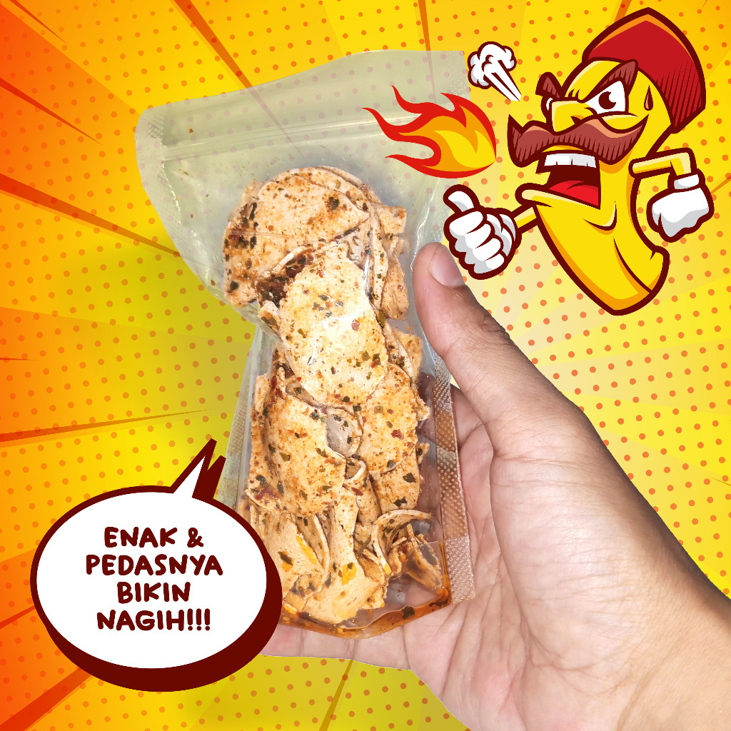 

Keripik BASRENG EKONOMIS (extrapedas daun jeruk)