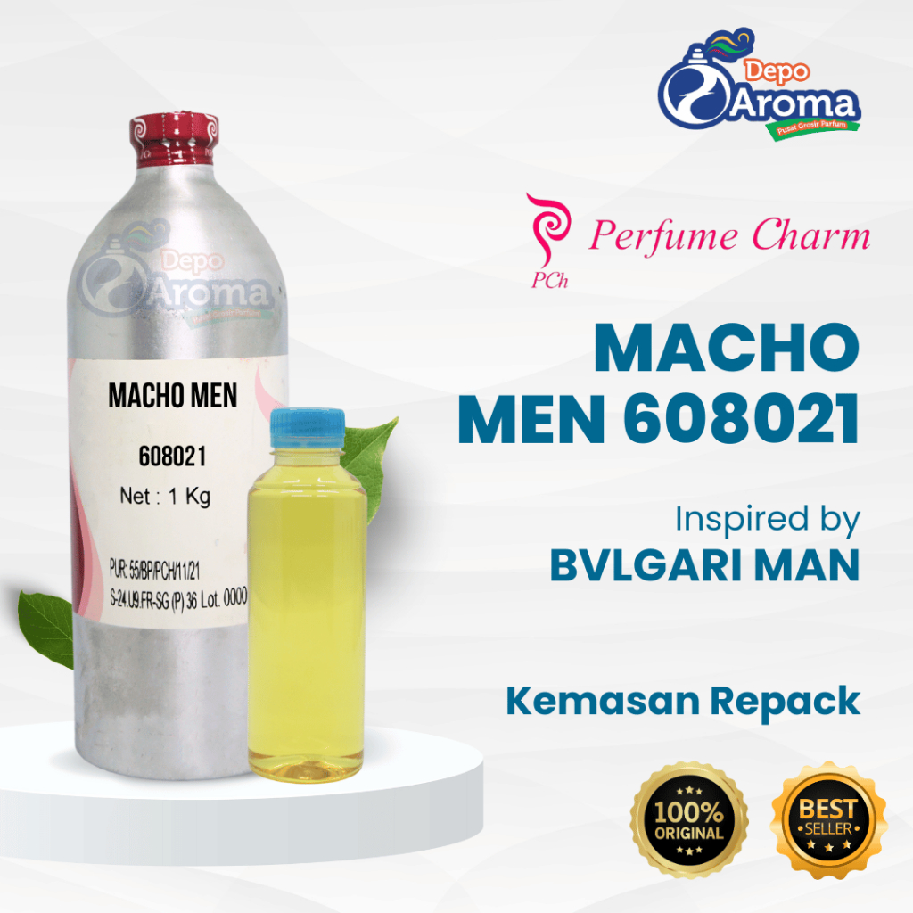 PARFUM BIBIT MURNI - MACHO MEN 608021 - REPACKING - PCH
