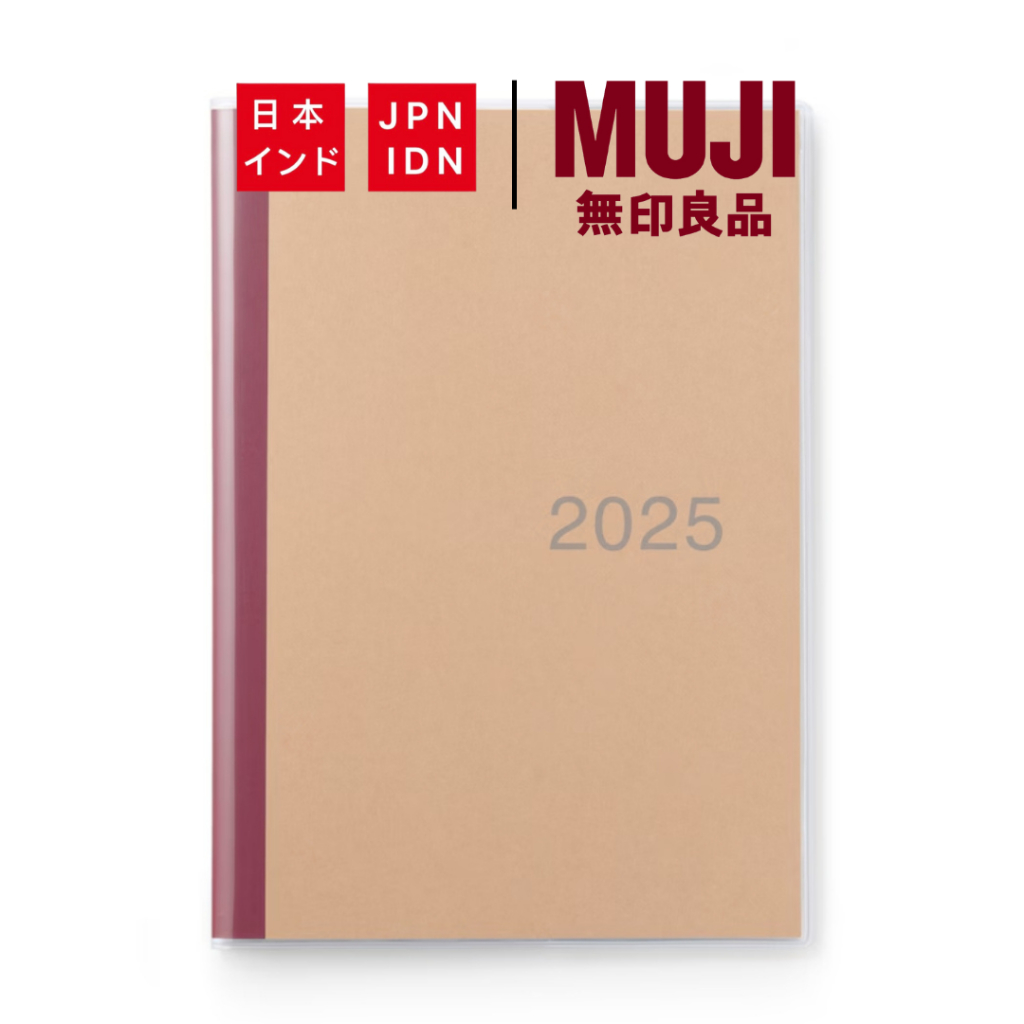 

[Ready stock] MUJI - Monthly planner starting on Sunday, starting in December 2024