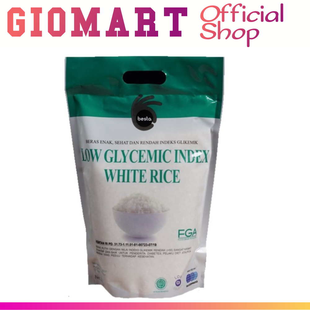 

BESTA Beras Organik Glikemik Indeks Rendah Organic Rice 2 kg / 5 kg