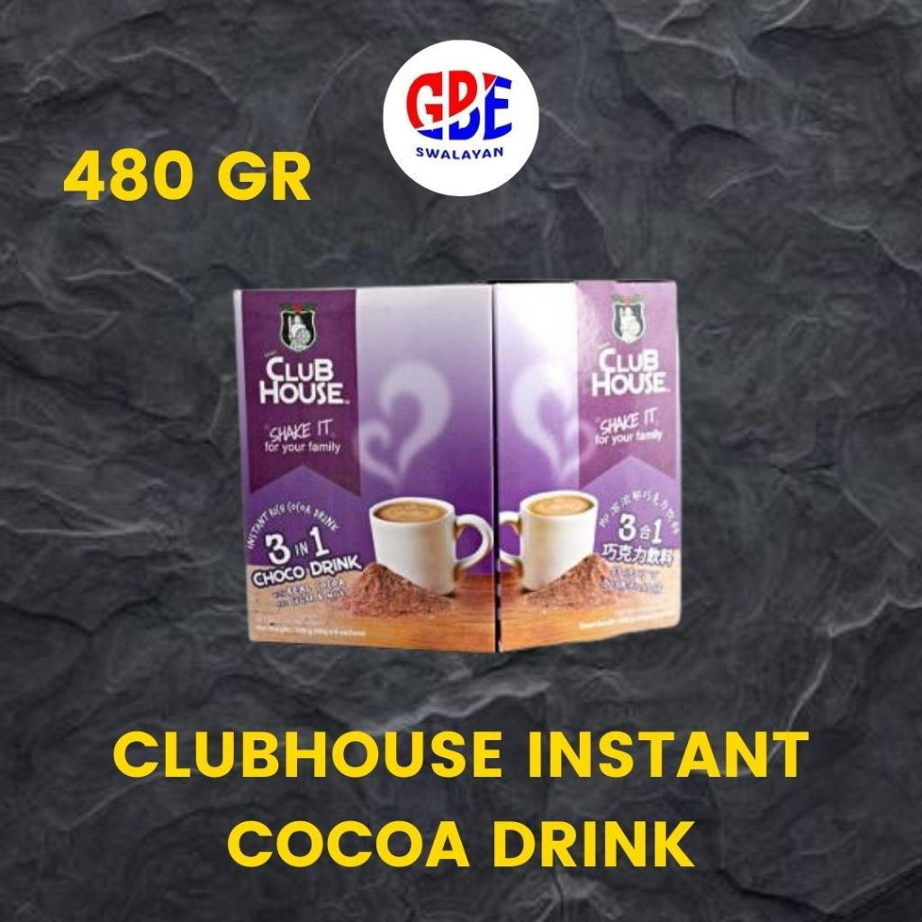

ClubHouse Instant Cocoa Drink (isi 6 x 2) 240gr x 2