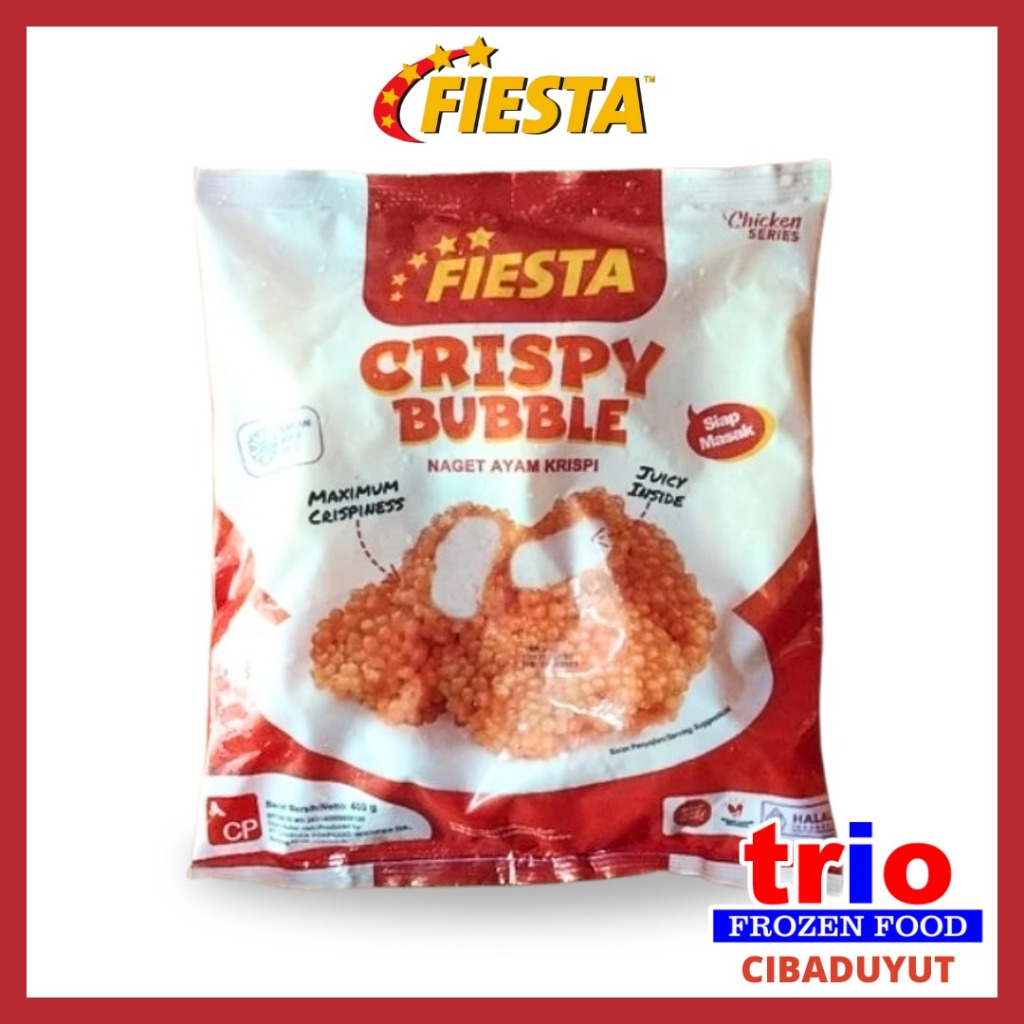 

FIESTA CRISPY BUBBLE - NAGET AYAM KRISPY 400GR