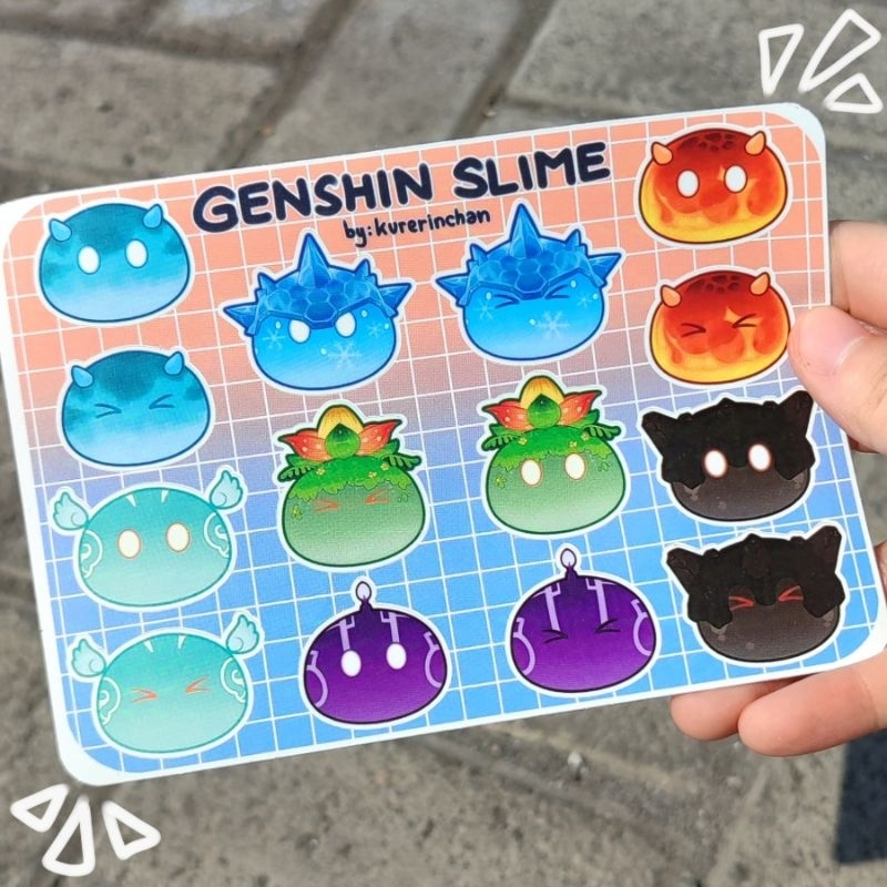 

Genshin Slime stiker (LIMITED STOCK!!!)