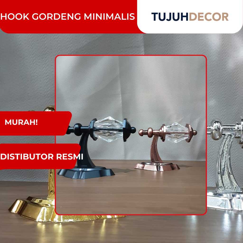 HOOK gordeng minimalis/pengait tali gordeng-cantolan gordeng moderen elegan