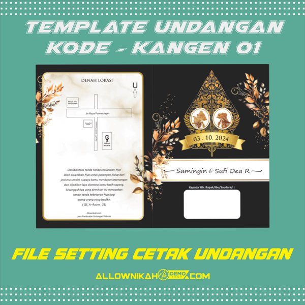 File Setting Template Undangan CDR