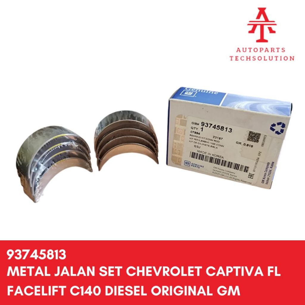 Metal Jalan Set Chevrolet Captiva FL Facelift C140 Diesel Original GM