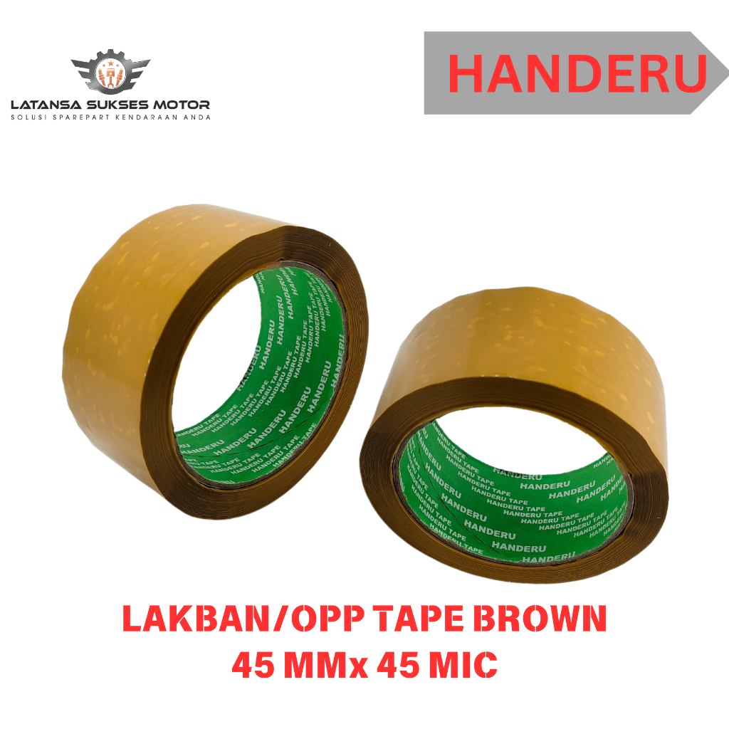 

HANDERU LAKBAN OPP TAPE COKLAT 45 mm X 45 Mic