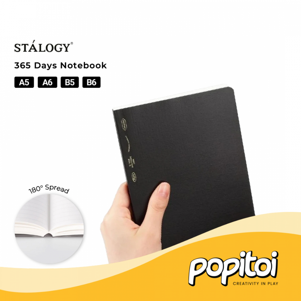 

Stalogy 365 Days Notebook A6 Buku Tulis Bullet Journal Jurnal Catatan Diary Sketch Sketsa