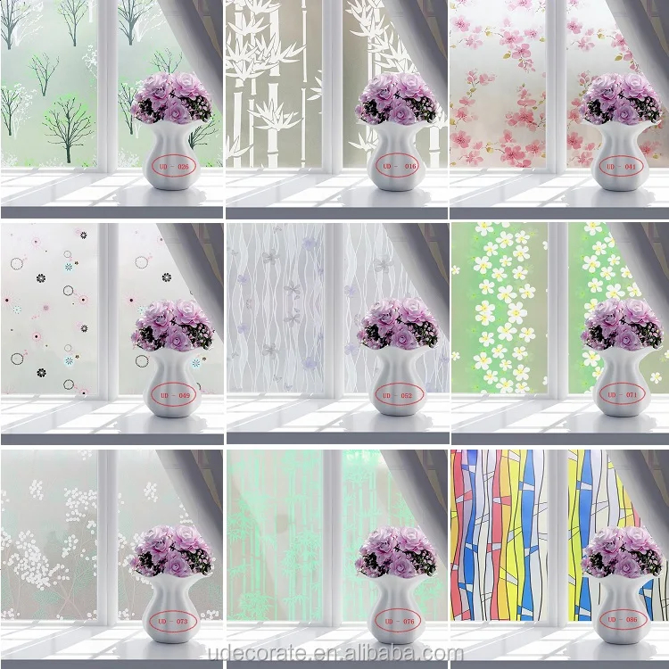 Sticker Kaca Jendela/Stiker Kaca/Kaca Film Rumah/Pelapis Kaca Sanblast Polos Motif Kotak Lebar 90cm