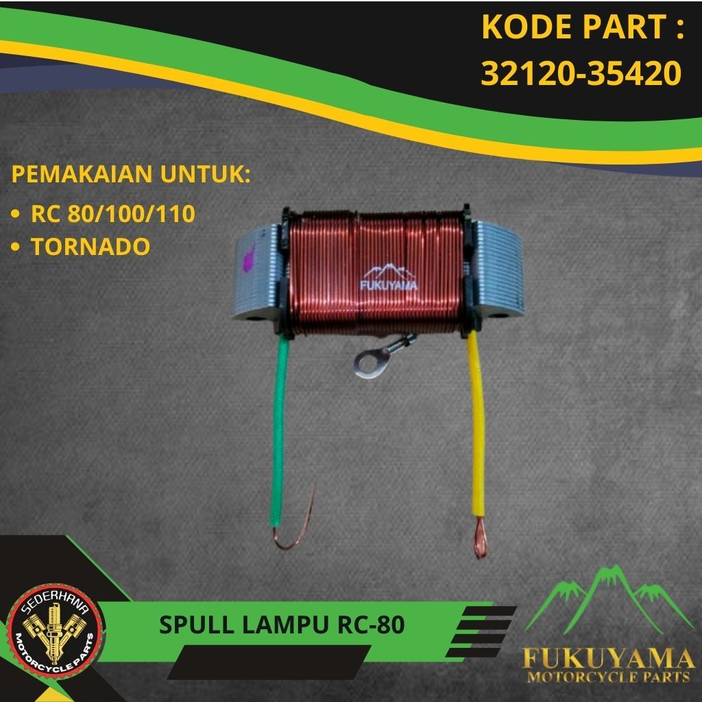 SPUL SPULL LAMPU RC TORNADO FUKUYAMA