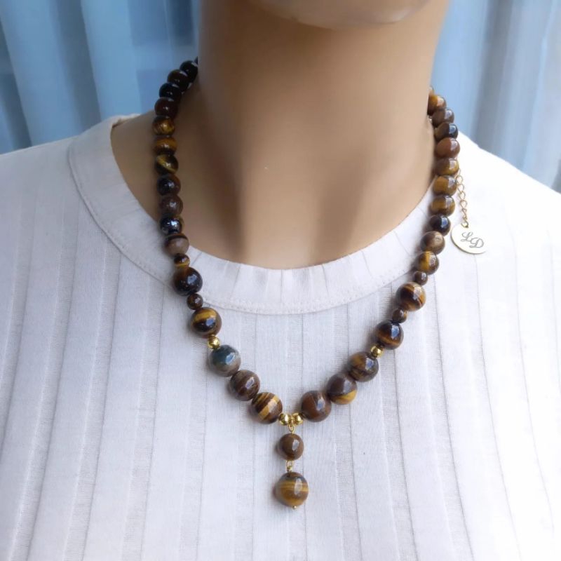Kalung Tiger Eye Stone