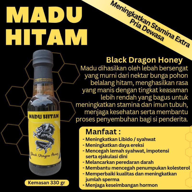 

Madu Hitam Black Dragon Honey