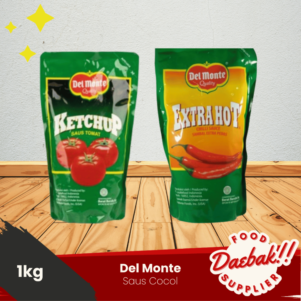 

Del Monte Saus Tomat | Saus Extra Hot | Tomato Sauce | Pouch 1kg