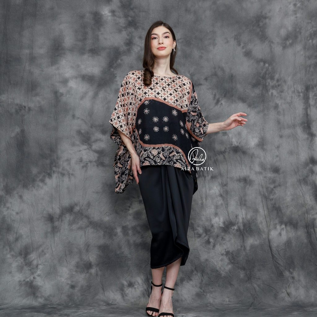 AIRA BATIK - Ayunda Blouse Atasan Wanita Batik Viscose Premium