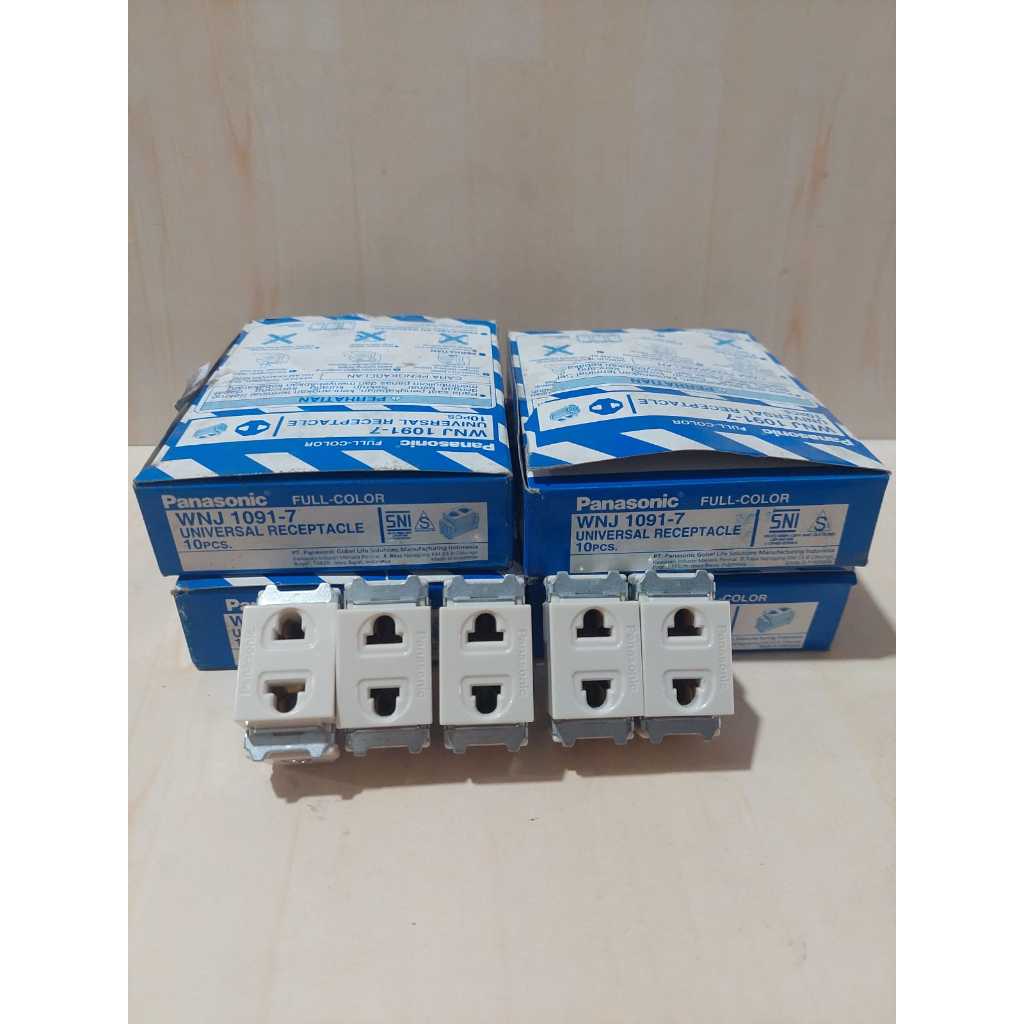 STOP KONTAK PANASONIC WNJ 1091 7 WNJ1091-7 FULL COLOUR MODEL LAMA ORIGINAL