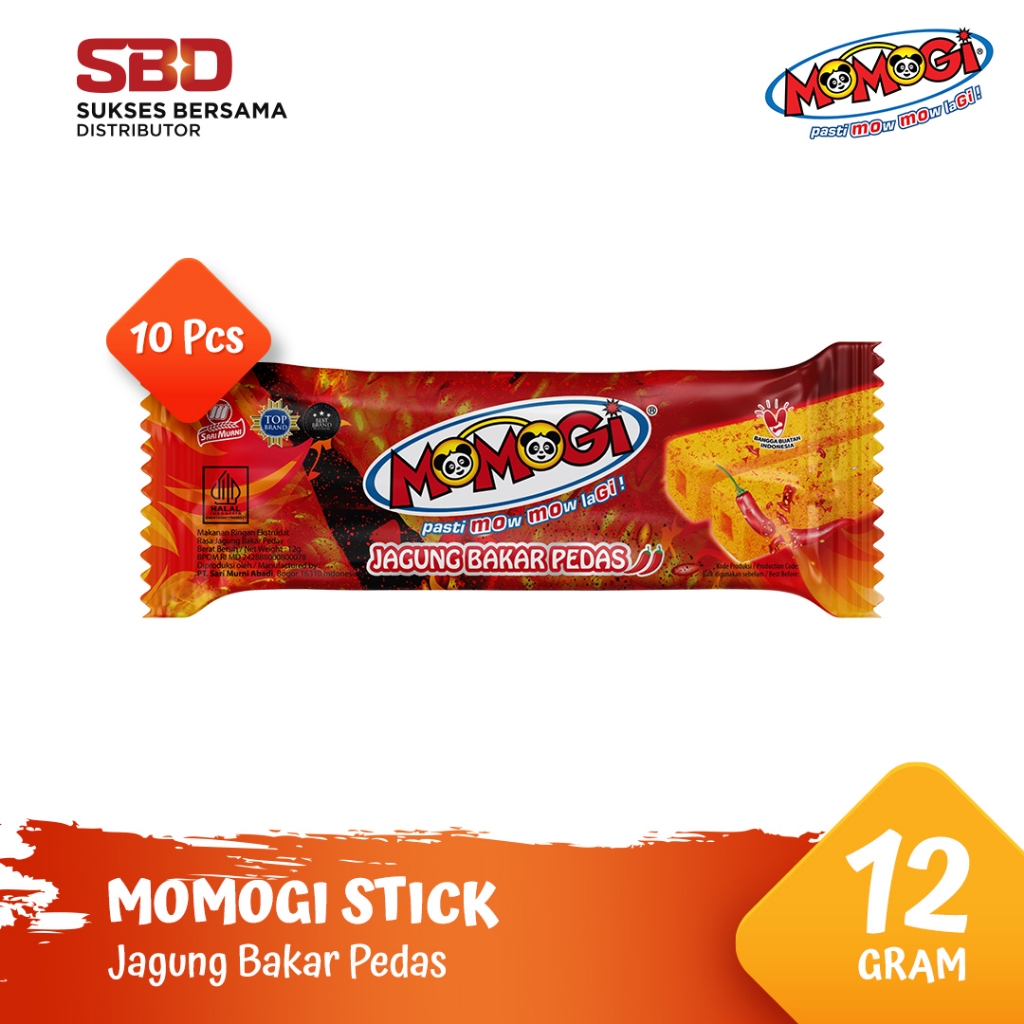 

Momogi Stick 12gr - Jagung Bakar Pedas [1 Box @ 10 Pcs]