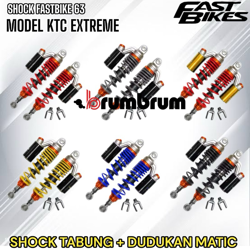 SHOCK TABUNG MODEL KTC / MKTC BEBEK MATIC 340 MM 320 MM