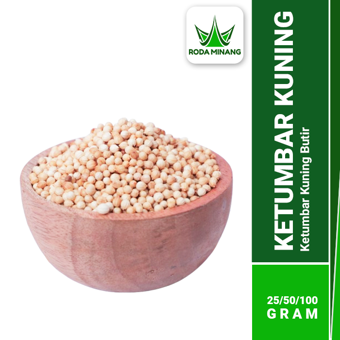 

Ketumbar Kuning Premium Biji Coriander Butir Utuh 100 Gram