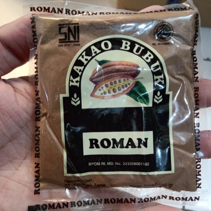

TERMURAH 5 PICIS COKLAT BUBUK KAKAO ROMAN 35 GRAM