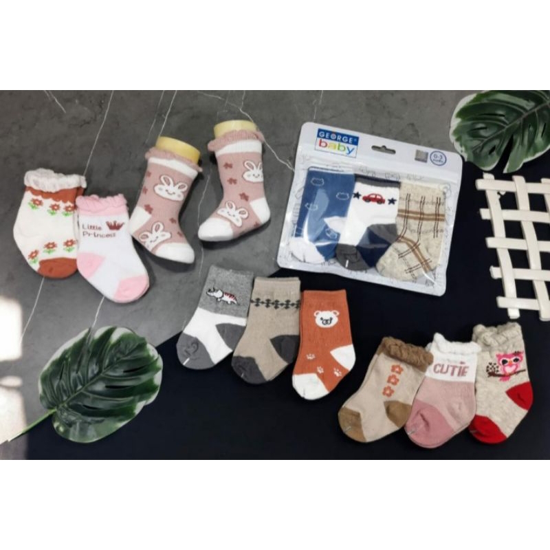 George Baby Kaos Kaki 0-12month