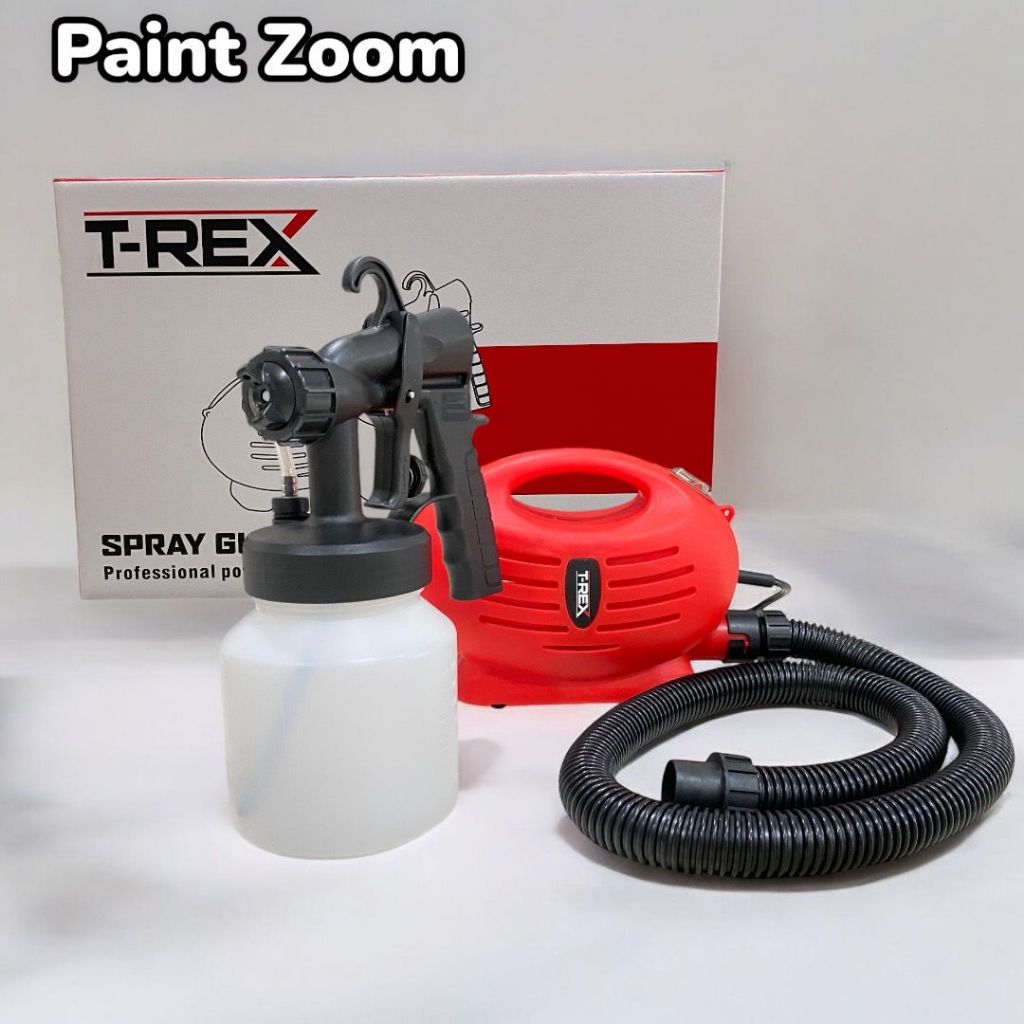 PAINT ZOOM T-REX 060 ELEKTRIK SPRAY GUN MESIN SEMPROT CAT PORTABLE EGPT 137 800 GIMPET GPT-137 800MM