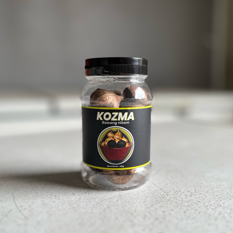 

Black Garlic Kozma Bawang Hitam Tunggal Premium 100Gram