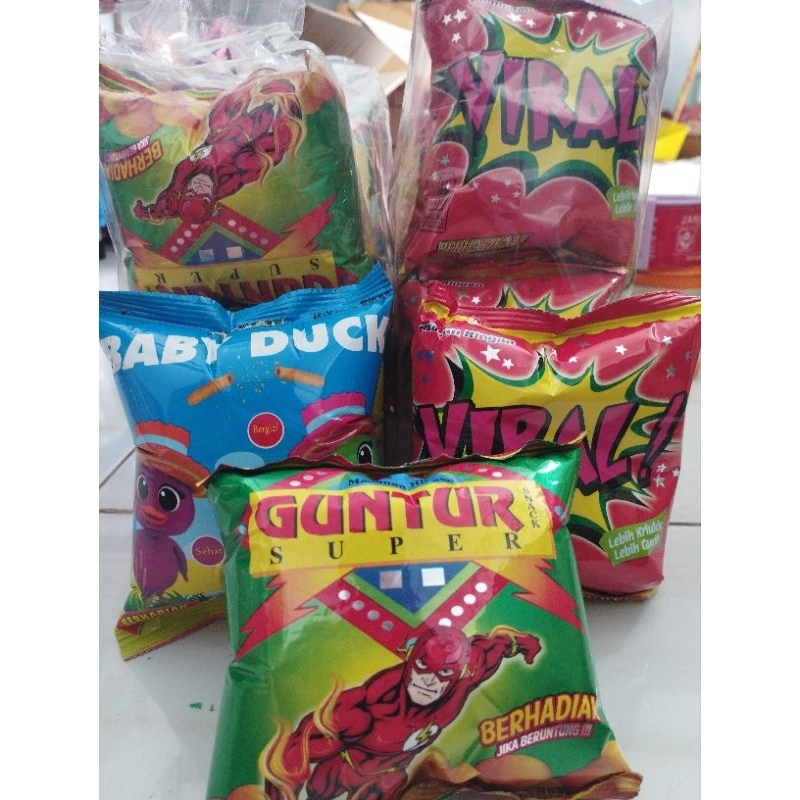

Snack berhadiah mix (isi 10pcs)