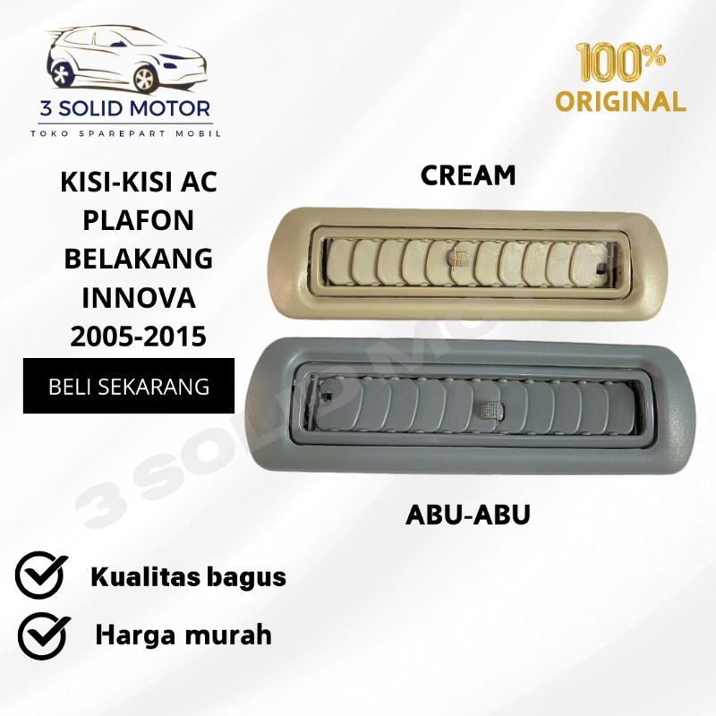 KISI KISI AC BELAKANG INNOVA 2004-2015 ORIGINAL
