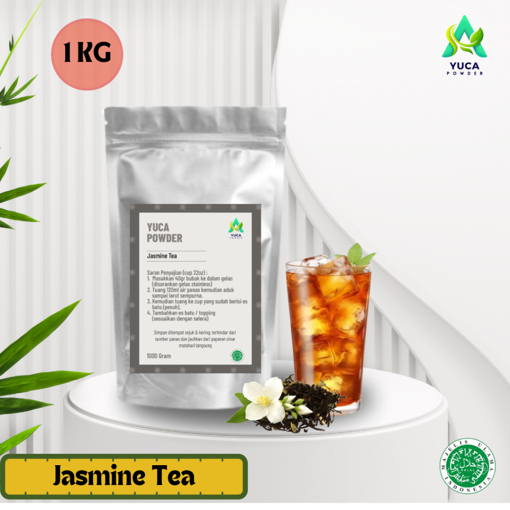 

Bubuk Minuman Rasa JASMINE TEA 1Kg - Powder Drink Mix Jasmine Tea 1Kg
