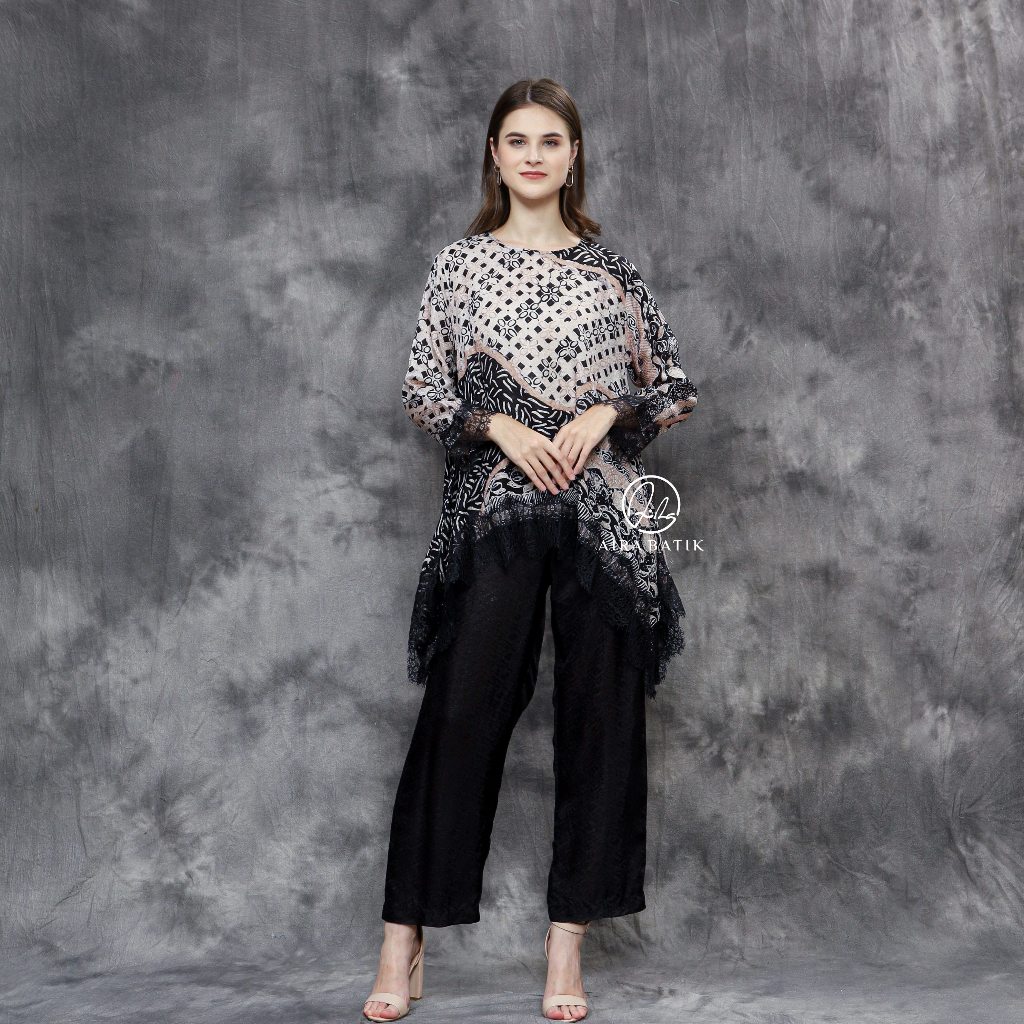 Aira Batik_ Debora Blouse I Blouse Bahan Viscose I Blouse Batik I Blouse Viscose I Atasan Wanita