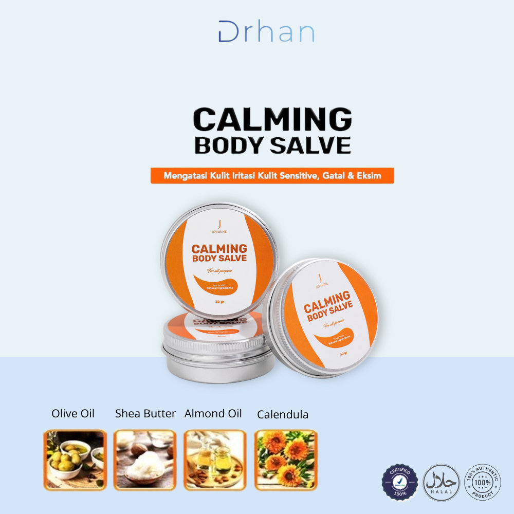 JEVARINE Calming Body Salve (BPOM) | Salep Untuk Mengatasi Kulit Iritasi , Kulit Sensitive , Gatal d