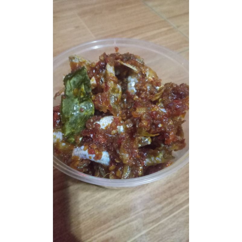 

sambal ikan asin krupuk pakang