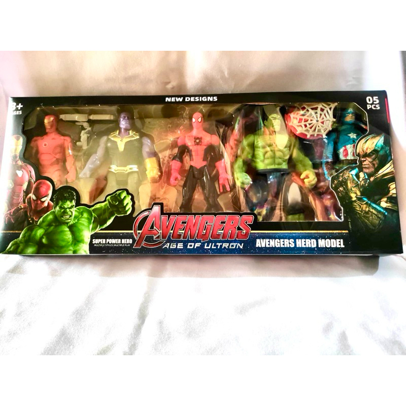 MAINAN FIGURE AVENGERS / MAINAN FIGURIN AVENGERS ISI 5 / MAINAN AVENGERS MARVEL