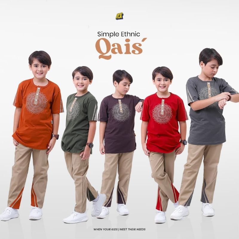 Kremo kids- Koko anak laki-laki usia 1-8 tshun/ koko anak keren/KOKO ANAK SIMPLE ETHNIC QAIS