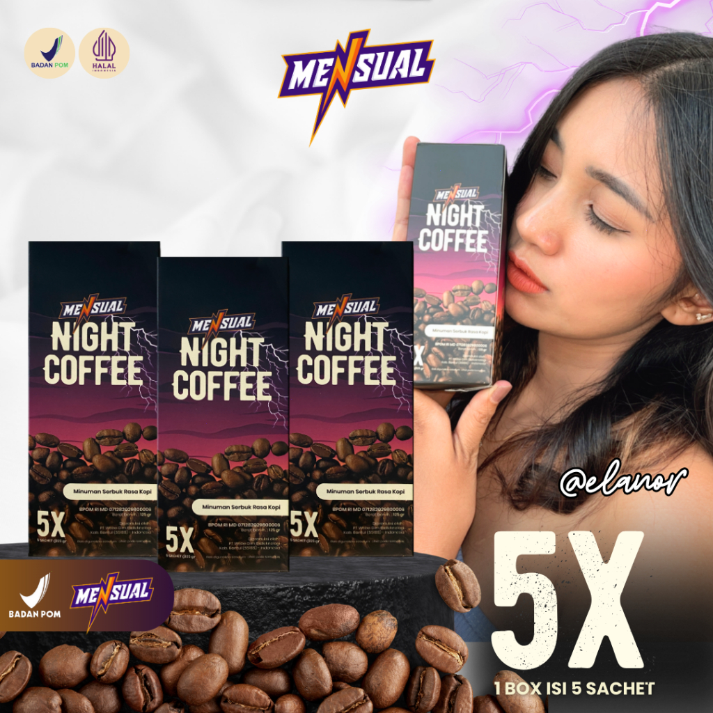 

Mensual Night Coffee - Minuman Penambah Stamina | Mencegah Ejakulasi Dini | Kopi Pria Dewasa BPOM