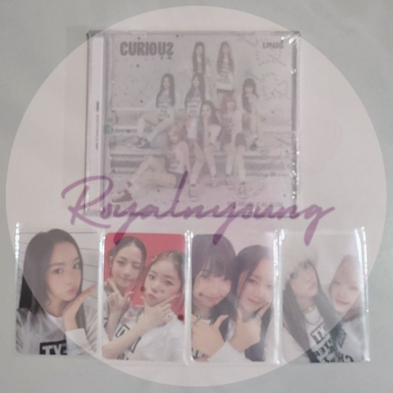ALBUM UNIS - CURIOUS (Jewel Ver.) × Dear My Muse DMM Hyeonju Nana Kotoko Elisia Yoona Seowon