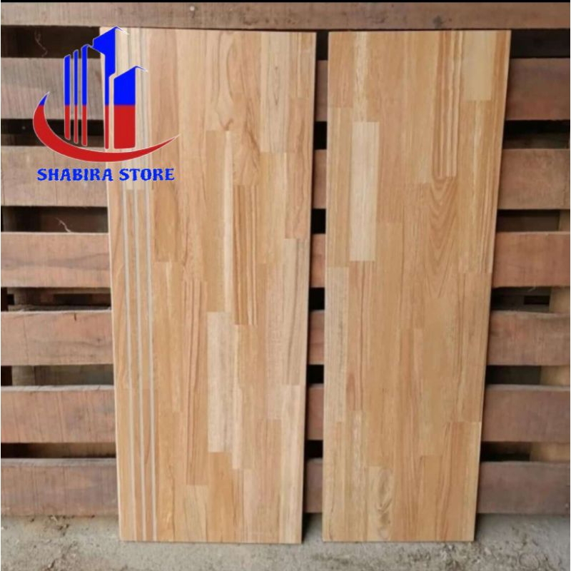 Granit keramik anak tangga motif kayu 30×80 stepsnosing