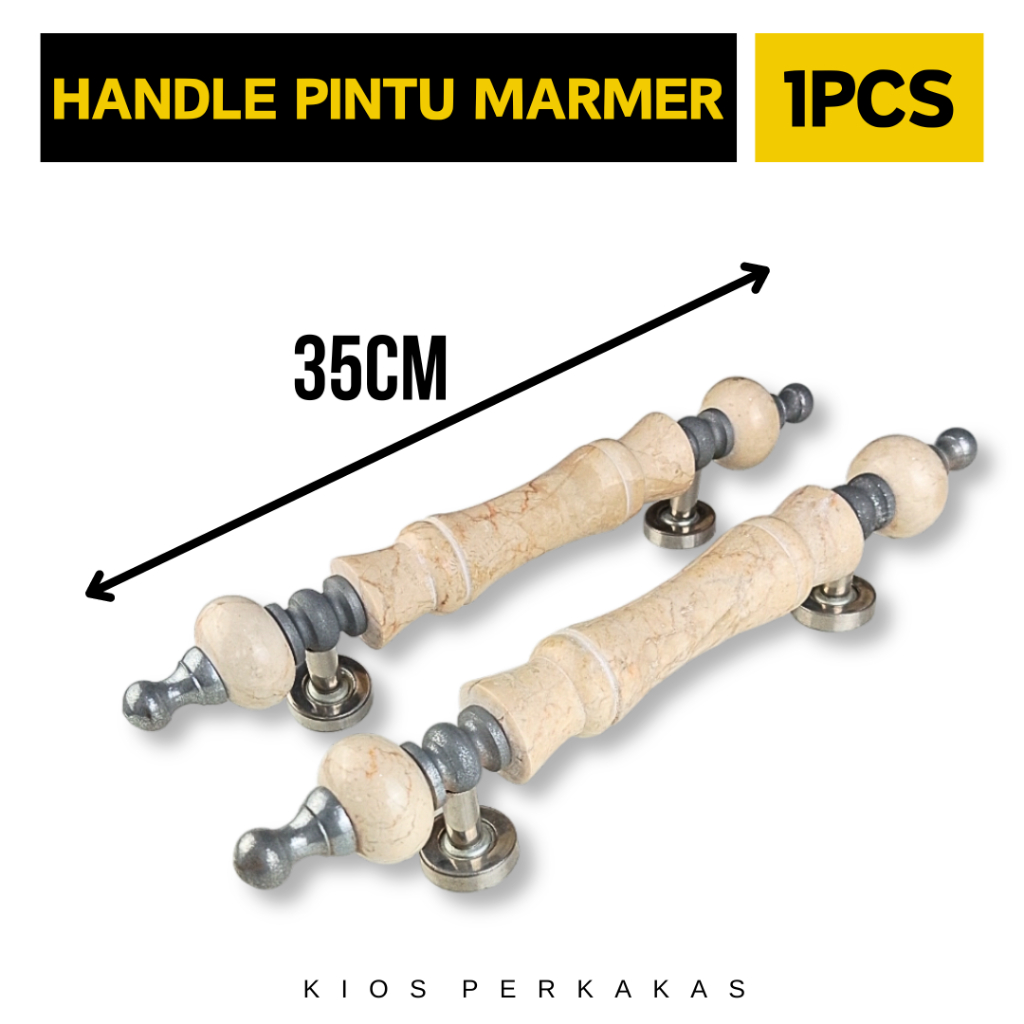 Handle Pintu Rumah 35cm Gagang Tarikan Pintu Pegangan Pintu Batu Marmer Inul Minimalis