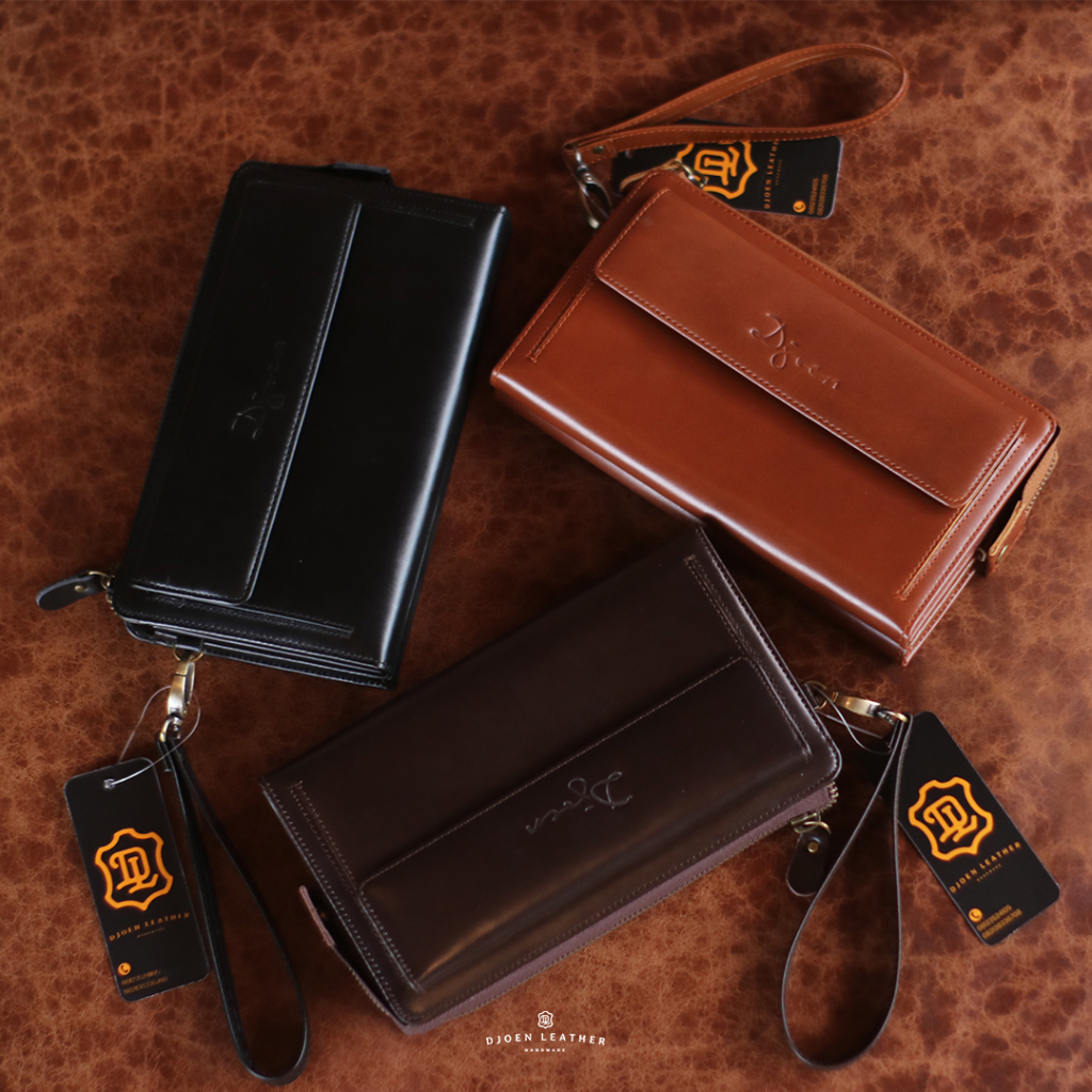 djoen leather clutch kulit sapi asli clutch 01