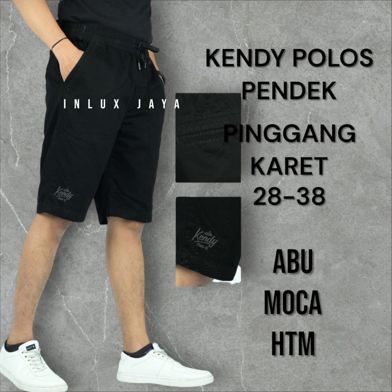 celana kendy pendek pria pinggang karet original premium | celana kendy pendek pria