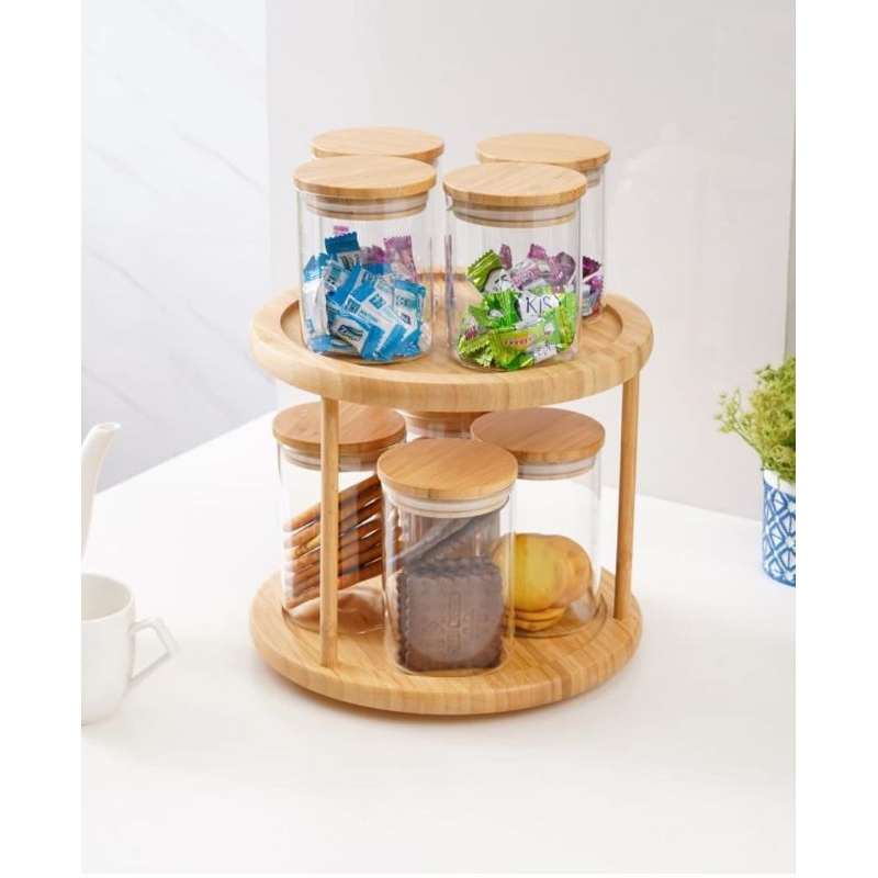 INFORMA TOPLES CLEMENT CANISTER SET OF 8// TOPLES KUE,TOPLES BUMBU//TOPLES KACA INFORMA