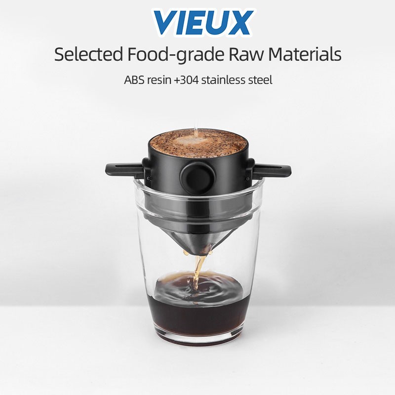 saringan kopi portable v60 / penyaringan kopi stainless / filter coffee