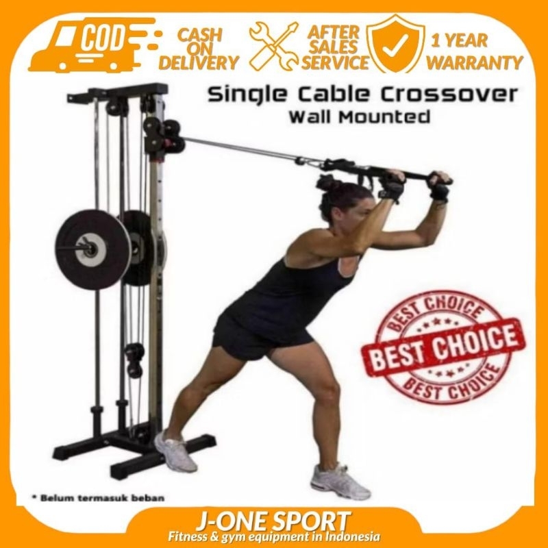 ALAT FITNES SINGLE CABLE CROSOVER ALAT ANGKAT BEBAN
