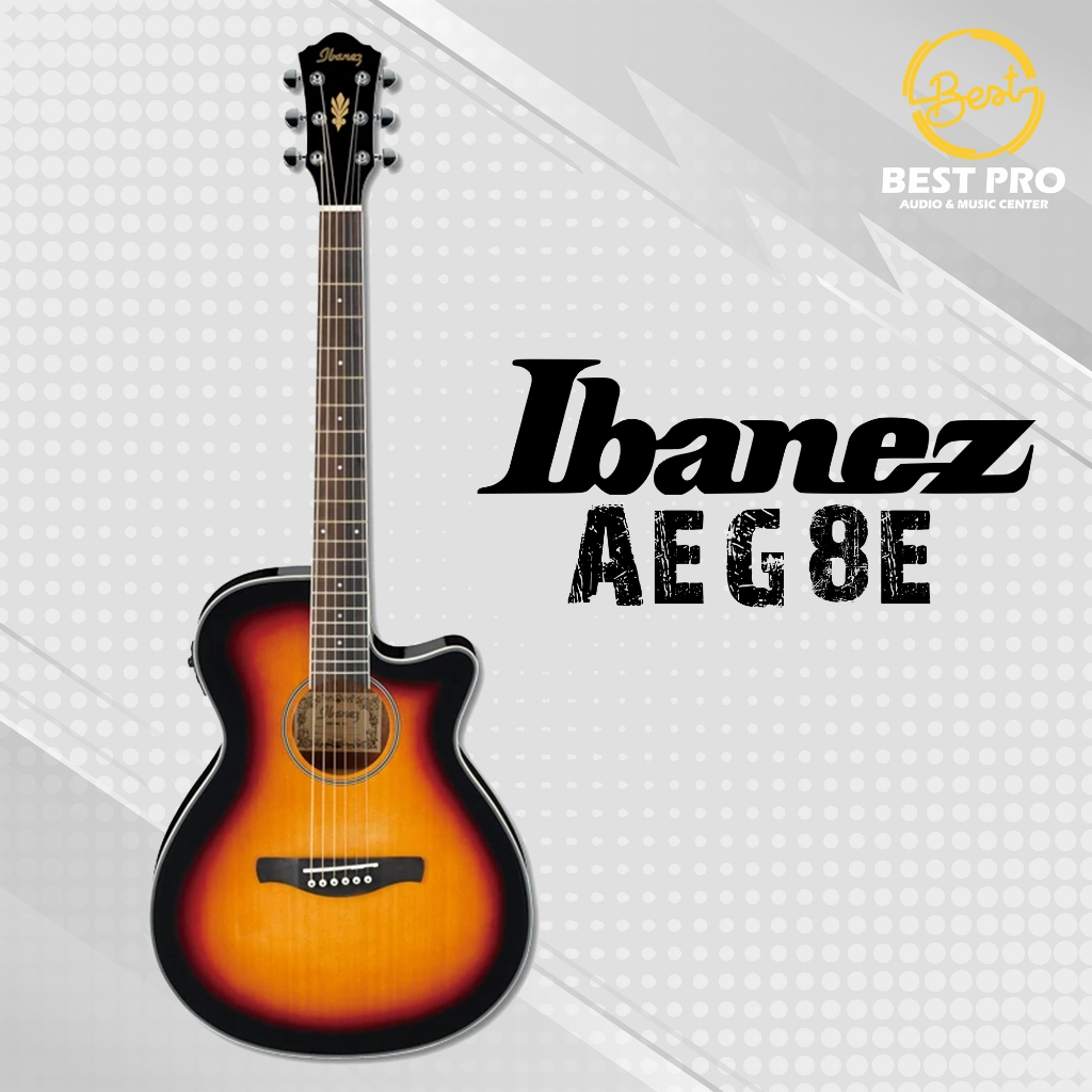 GITAR AKUSTIK ELEKTRIK IBANEZ AEG8E ORIGINAL