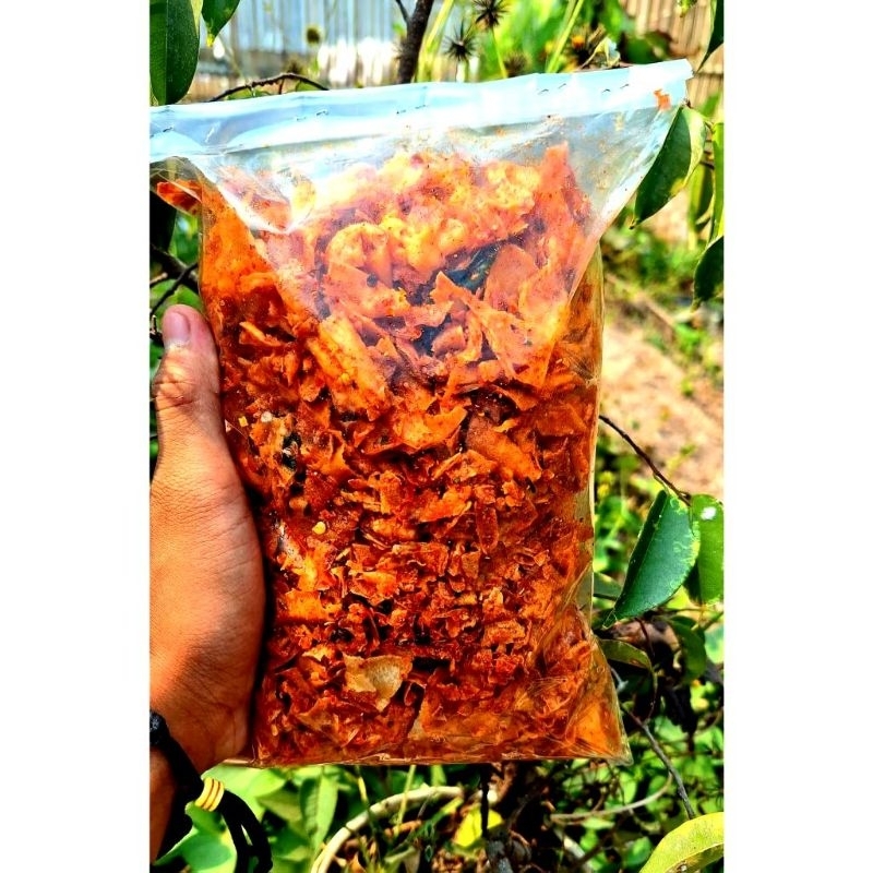 

Kripik Singkong 1KG pedas daun jeruk gurih manis renyah