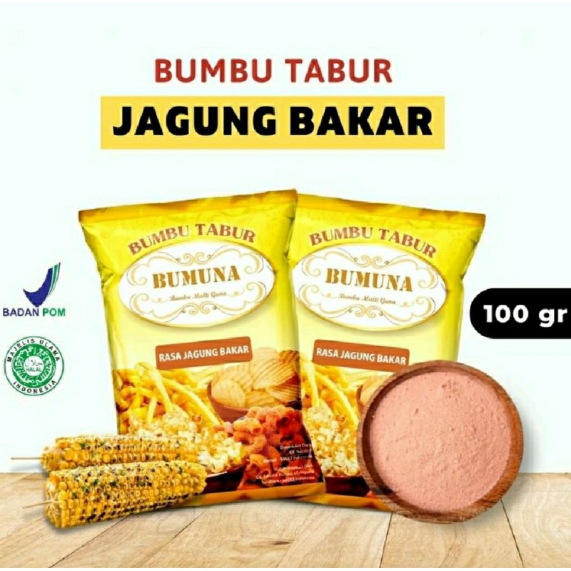 

Bumbu Tabur Jagung Bakar Bumuna (100 Gram)