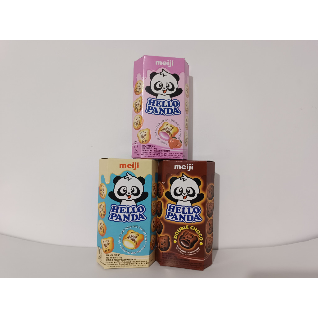 

Meiji Hello Panda Biskuit Chocolate Snack Ringan 42 Gr / All Variant