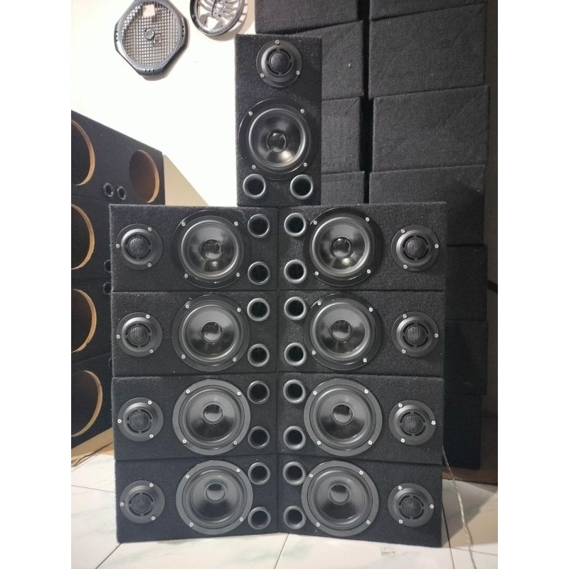 Speaker Pasif 5 Inch Curve 538 dan Tweter